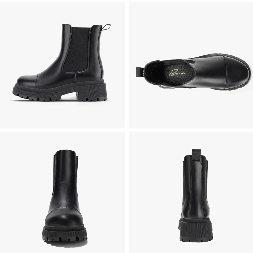 Bacia Chelsea Black Ankle Boots - Picture 3 of 9